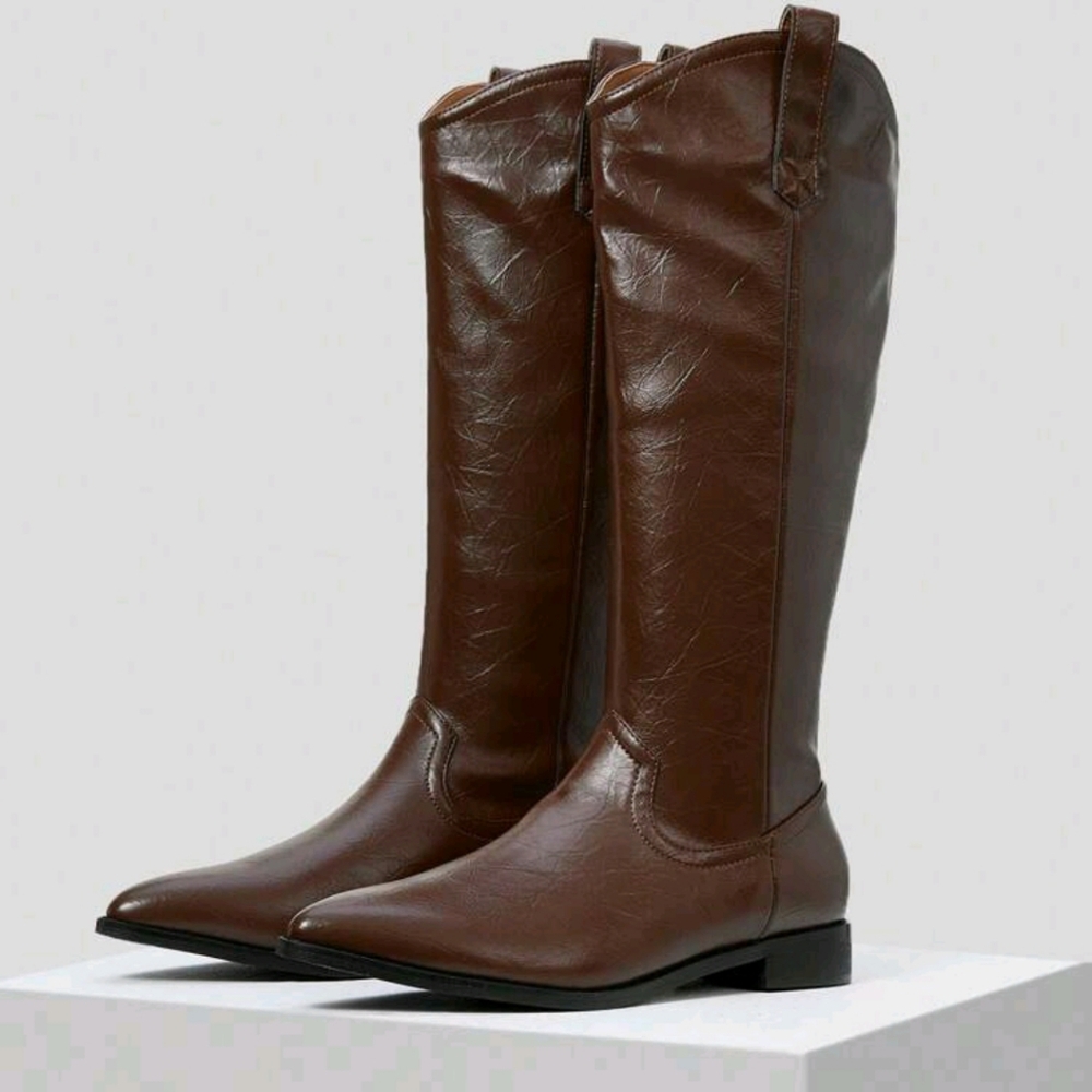 Motf premium Tall pull on Western boots